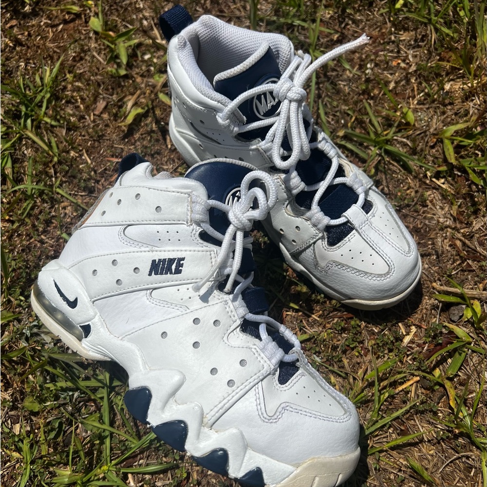 CLEAN Nike size 3 Air Max CB94 White Blue shoes